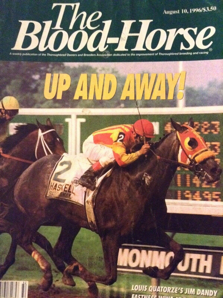 The Blood-Horse Magazine Louis Quatorze's Jim Dandy August 10, 1996 010119nonrh
