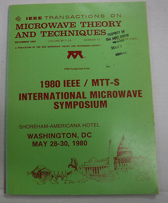 IEEE Microwave Theory And Techniques Magazine 1980 MTTS December1980 071315R