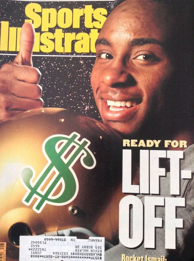 Sports Illustrated Magazine Rocket Ismail February 25, 1991 120618nonrh