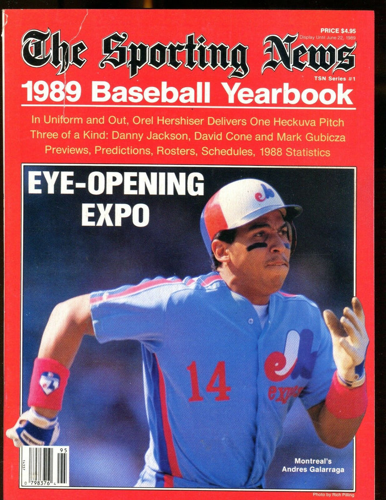 The Sporting News Magazine 1989 Baseball Yearbook EX 012817jhe