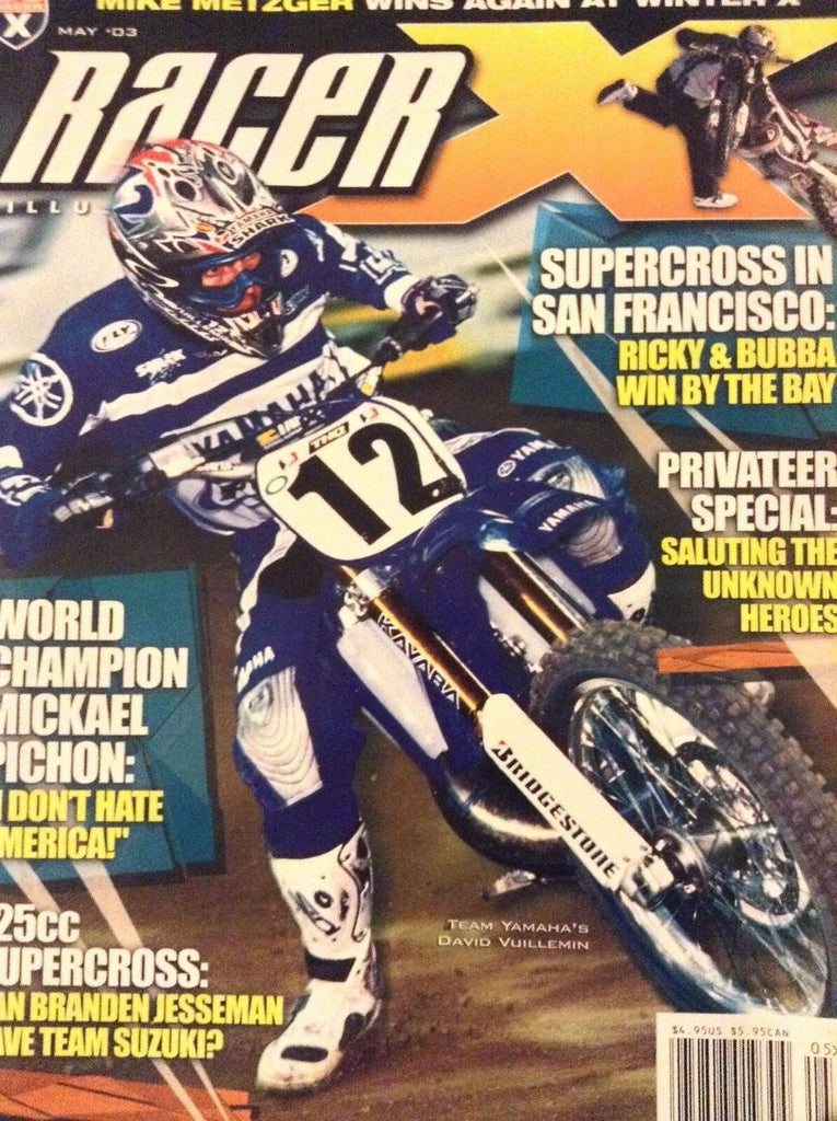 Racer X Magazine Ricky Carmichael David Vuillemin May 2003 122418nonrh