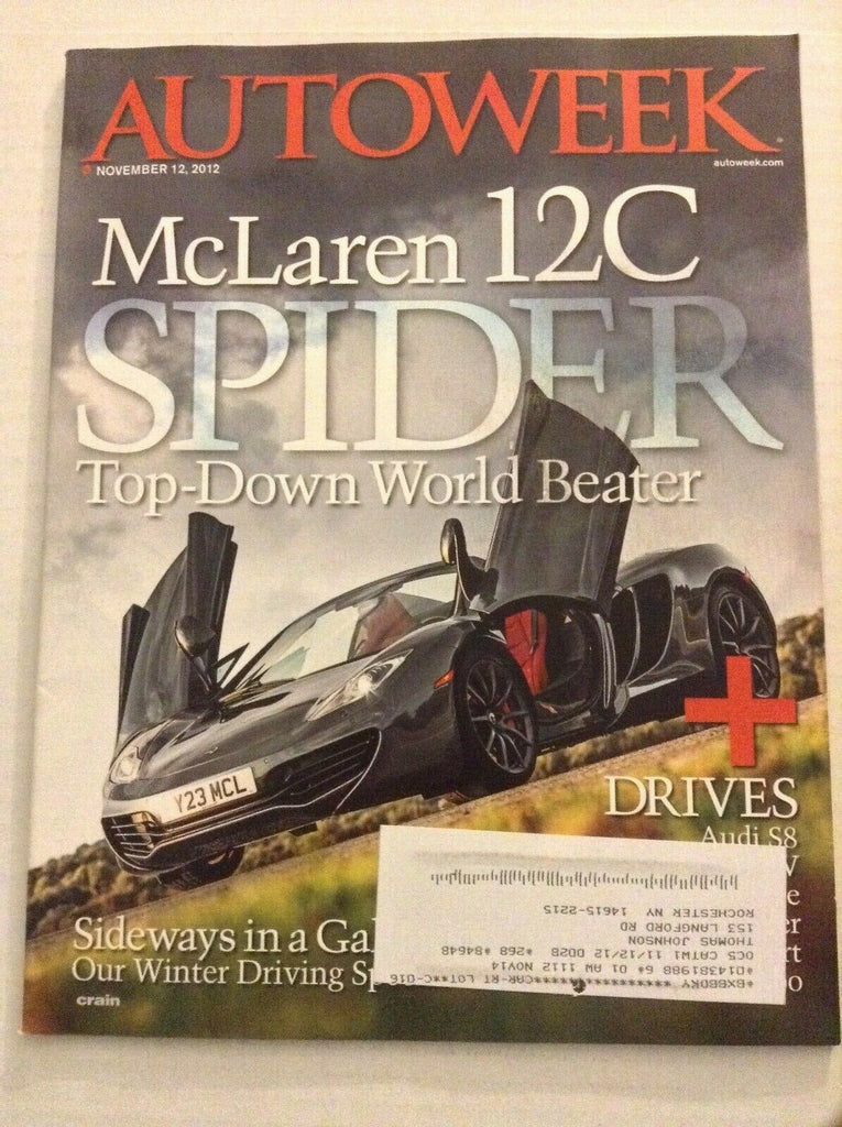 Autoweek Mag McLaren 12C Spider November 12, 2012 072119nonrh