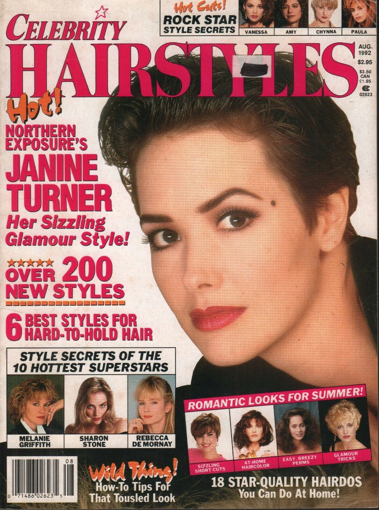 Celebrity Hairstyles August 1992 Melanie Griffith Janine Turner 071919AME