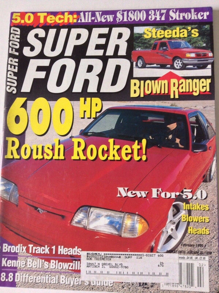 Super Ford Magazine 600hp Roush Rocket Bodix Track 1 February 1998 051617nonrh