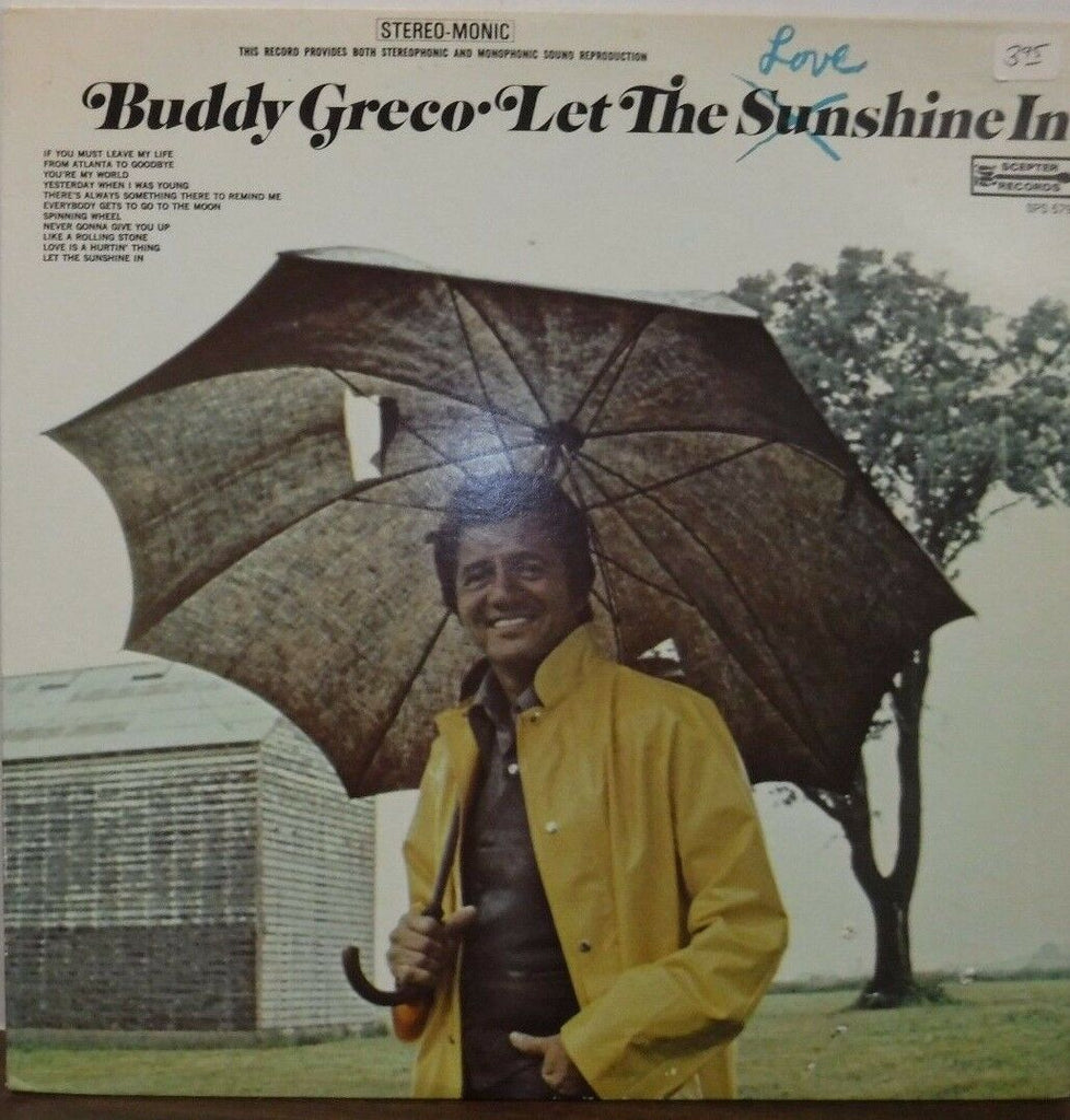 Buddy Greco Let the Sunshine in 33RPM SPS-579 101516LLE