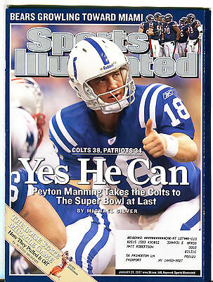 Sports Illustrated Magazine January 29 2007 Peyton Manning EX 031516jhe