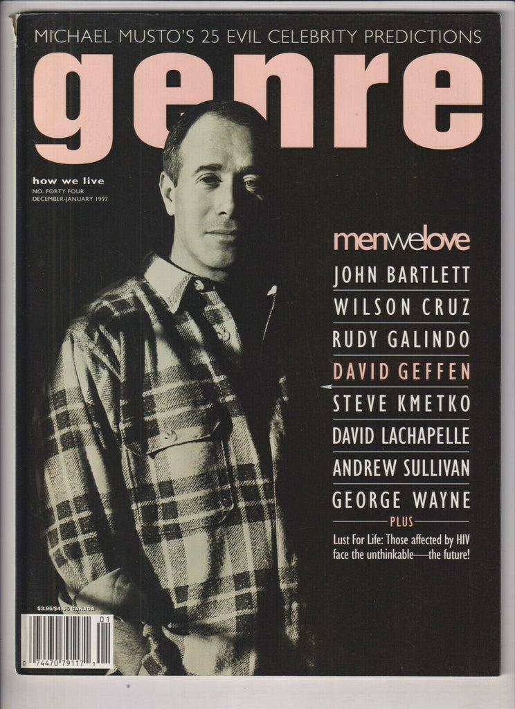 Genre Gay Fashion Mag Men We Love Issue John Bartlett Dec/Jan 1997 031120nonr