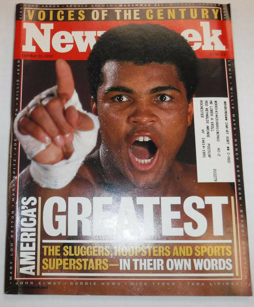 Newsweek Magazine Muhammad Ali October 25, 1999 101816R