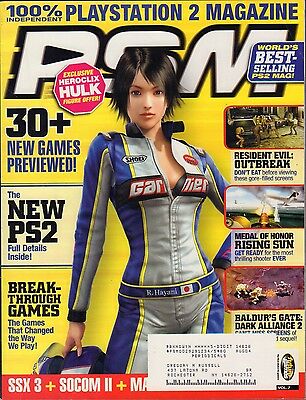 PSM July 2003 SSX 3, Medal of Honor Rising Sun w/ML VG 070816DBE2