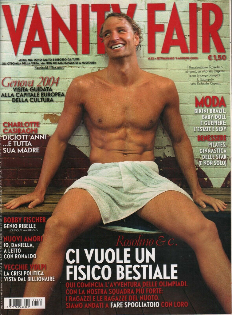 Vanity Fair Italian September 2004 Massimiliano Rosolino Charlotte 031220AME