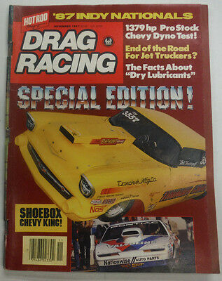 Drag Racing Magazine Shoebox Chevy King Indy Nationals November 1987 060515R