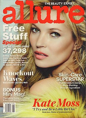 Allure August 2013 Kate Moss, Knockout Waves VG 041816DBE