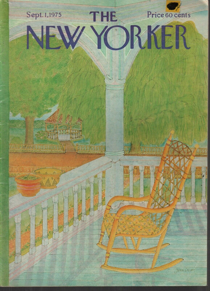 The New Yorker September 1 1975 Jenni Oliver Cover Richard Harris 121819AME