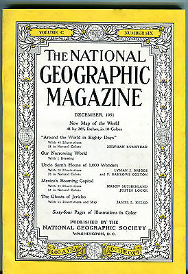 National Geographic Magazine December 1951 Mexico Jericho VGEX 011116jhe