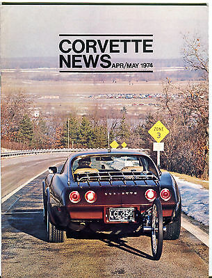 Corvette News April/May 1974 Fifth Wheel EX 041216jhe