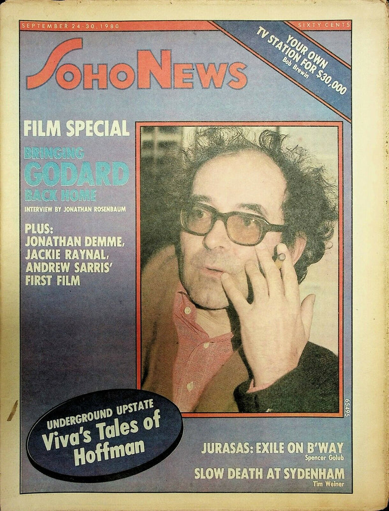 Soho News NYC September 24-30 1980 Jean-Luc Godard, Jonathan Rosenbaum 091120ame