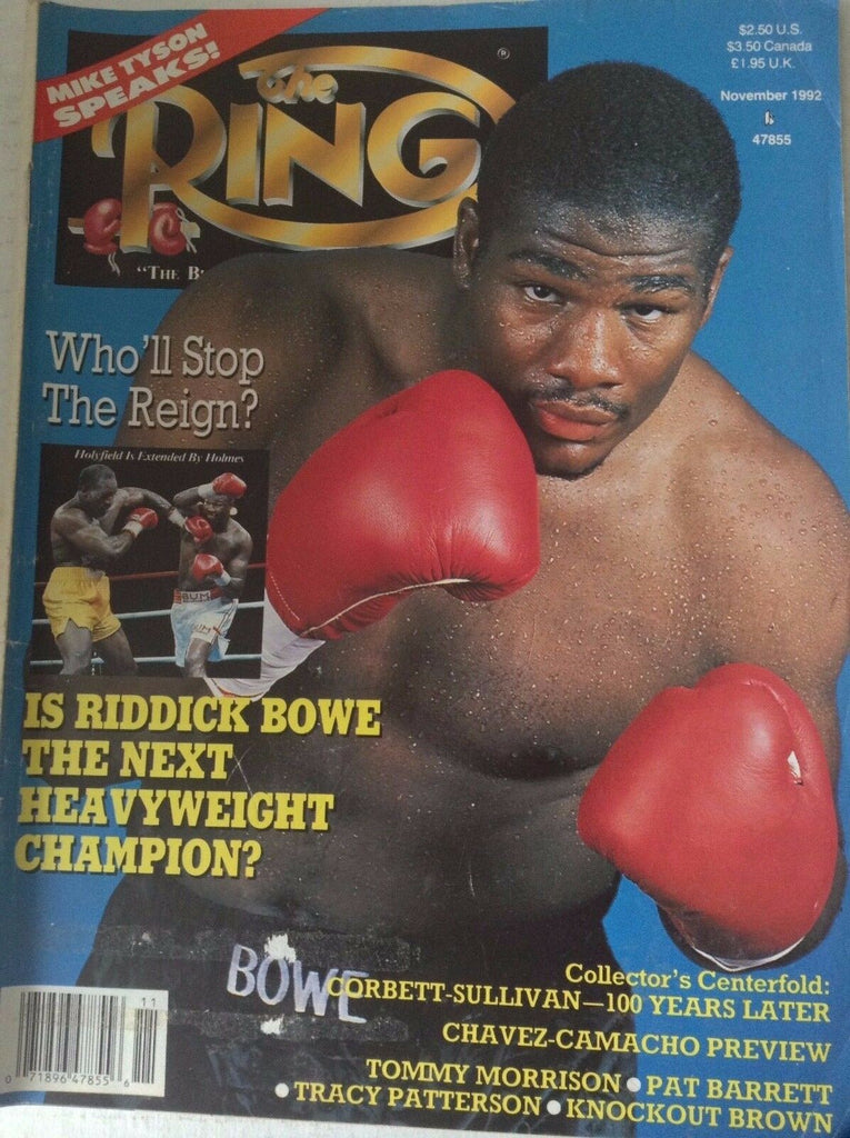 The Ring Magazine Holyfield Riddick Bowe November 1992 081617nonrh2
