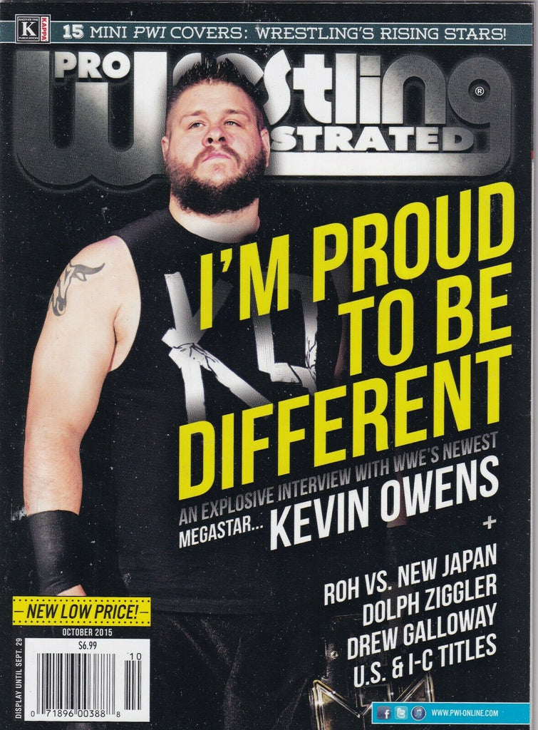 Pro Wrestling Illustrated Kevin Owens ROH Vs New Japan October 2015 061919nonr