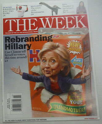 The Week Magazine Hillary Clinton Baseball Too Slow? April 2015 061215R