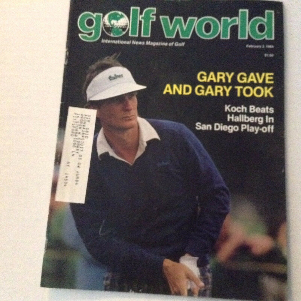 Golf World Magazine Gary Koch Wins San Diego February 3, 1984 062817nonrh