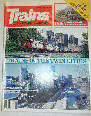 Trains Magazine Trains In The Twin Cities & The Loewy October 1986 021015R