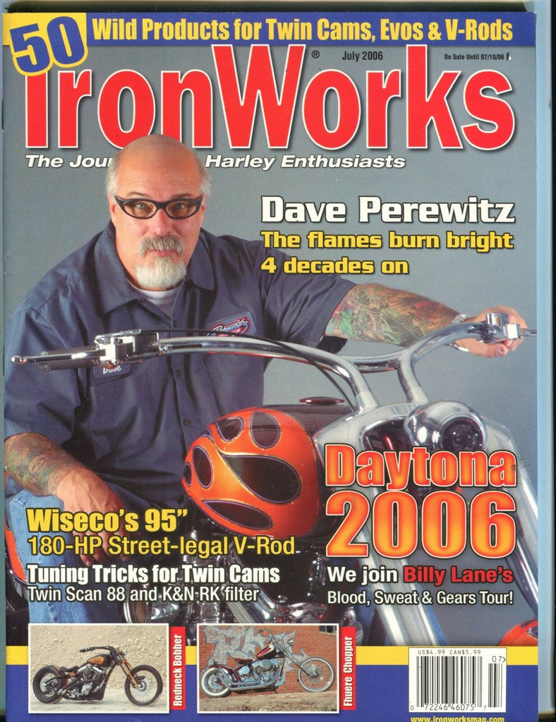 Iron Works Magazine July 2006 Dave Perewitz EX 050117nonjhe