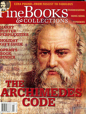 Fine Books & Collections Magazine November/December 2007 EX 022616jhe2