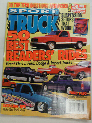 Sport Truck Magazine 50 Best Readers' Rides August 1999 052115R