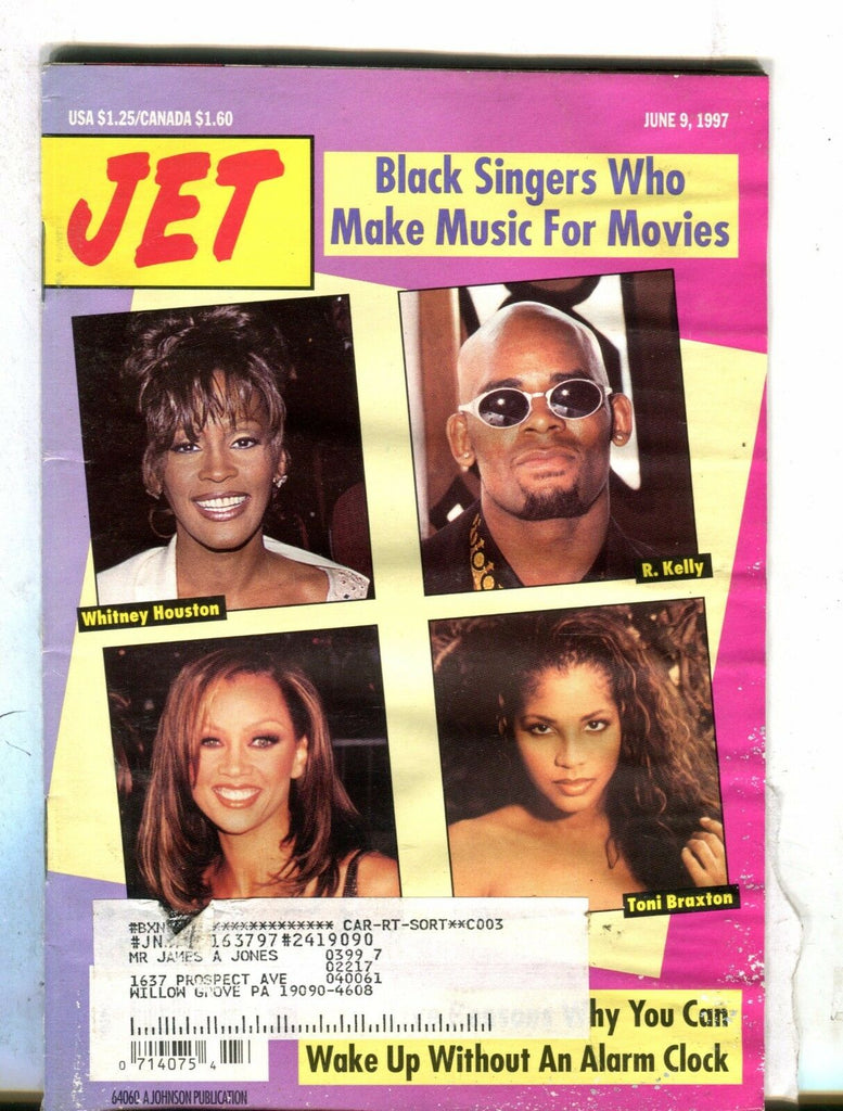 Jet Magazine June 9 1997 Whitney Houston R. Kelly 071117nonjhe