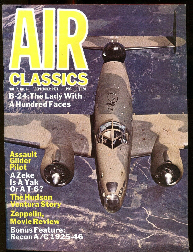 Air Classics Magazine September 1971 B-24 EX No ML 120816jhe