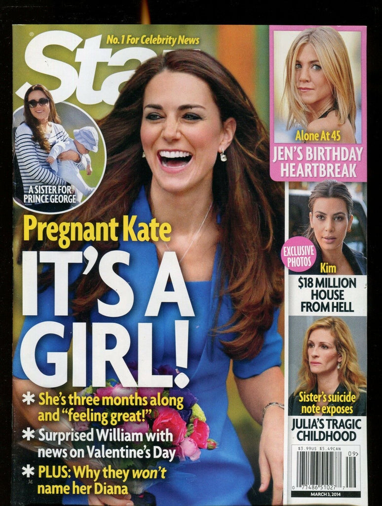 Star Magazine March 3 2014 Kate Middleton EX No ML 122116jhe