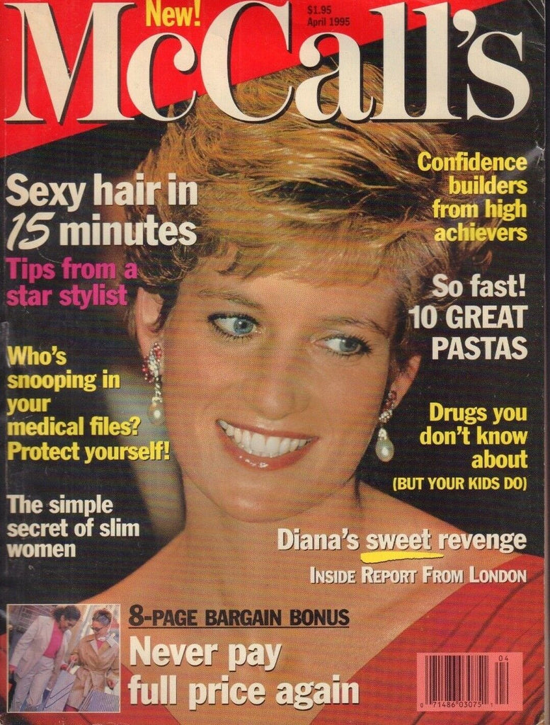 McCall's Magazine Princess Diana's Sweet Revenge April 1995 012318nonr