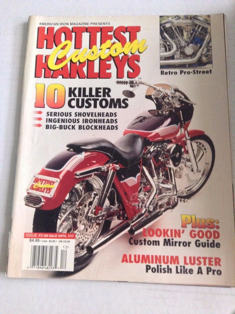 Hottest Custom Harleys Magazine 10 Killer Customs Vol.2 No.9 1990s 032517NONRH