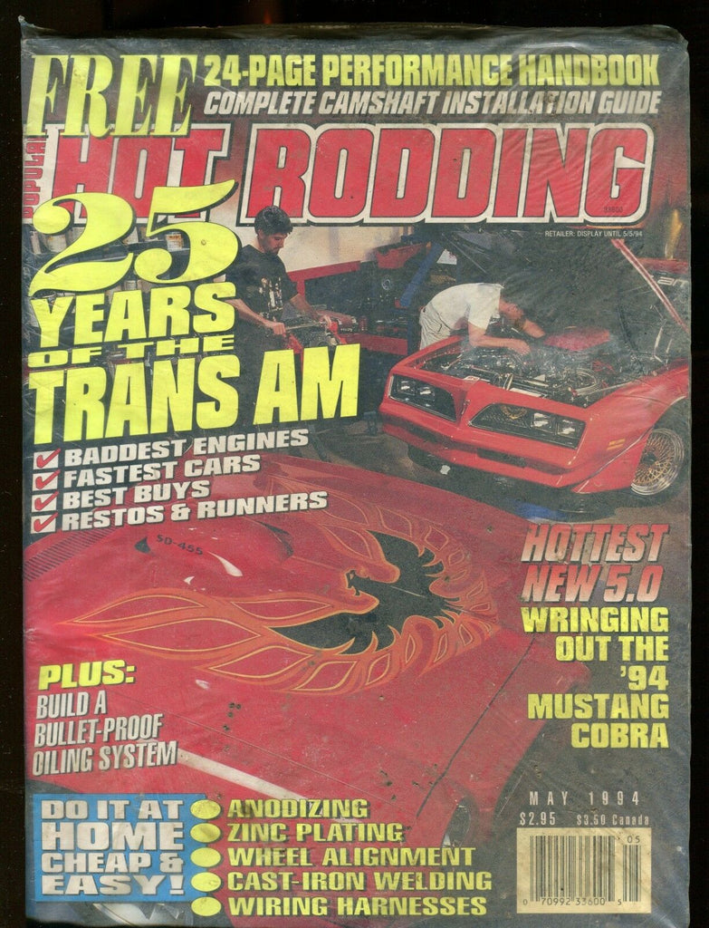 Popular Hot Rodding Magazine May 1994 Trans Am EX No ML 113016jhe