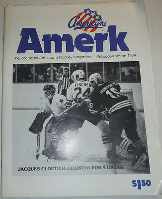 Amerk Hockey Magazine Jacques Cloutier Looking For A Break March 1984 123114R2