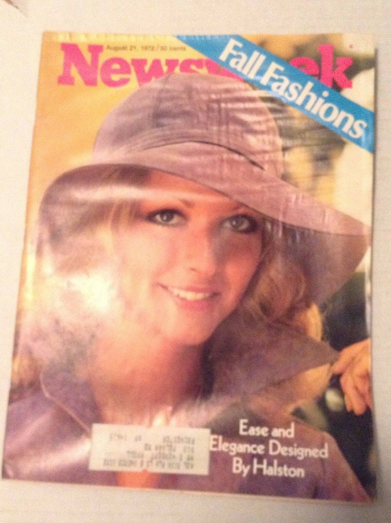 Newsweek Magazine Ease And Elegance By Halston August 21, 1972 102016RH
