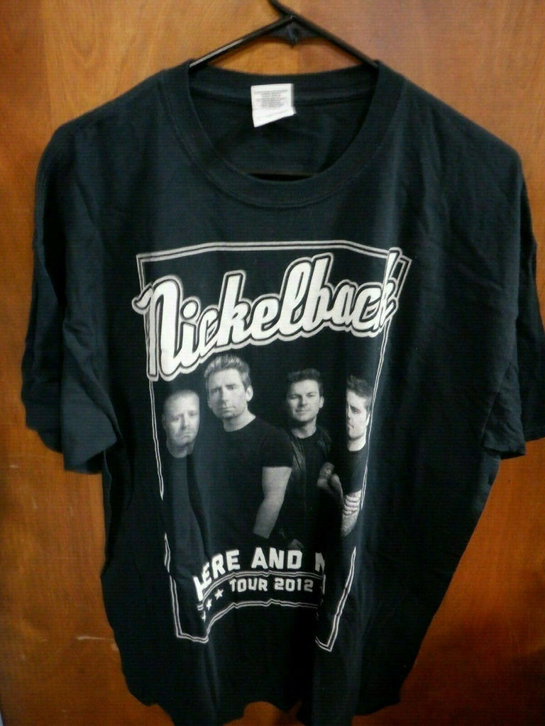 Nickelback Here and Now 2012 XL Black Tour T Shirt 103119AMT