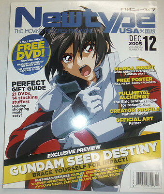 Newtype USA Magazine Manga Insert & Fullmetal Alchemist December 2005 040615R