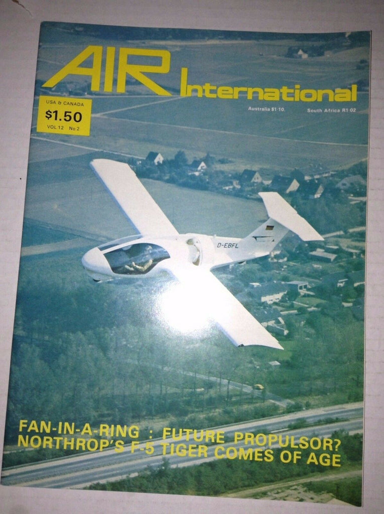 Air International Plane Magazine Northrop's F-5 Tiger February 1977 120716rh2