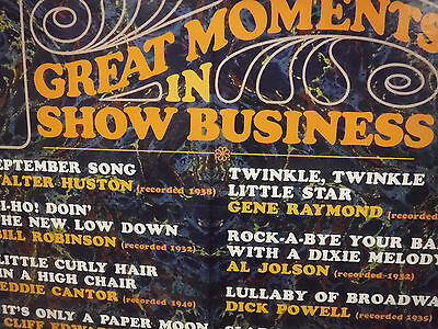 Great Moments in Show Business 33RPM 030116 TLJ