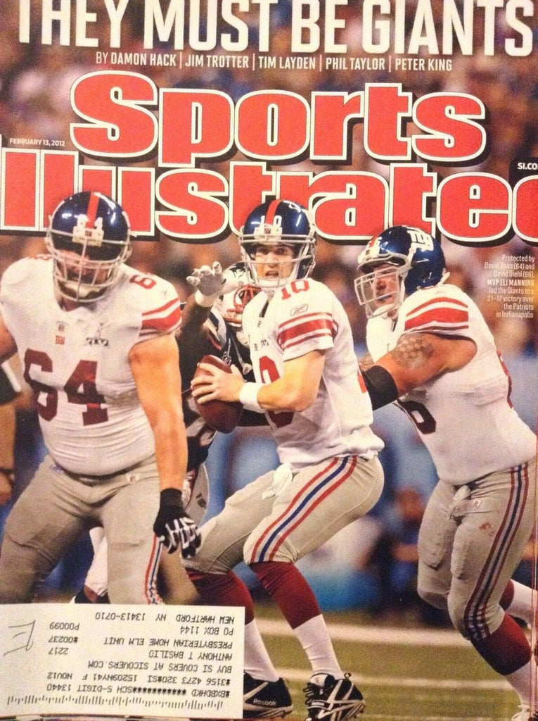 Sports Illustrated Magazine Eli Manning February 13, 2012 121318nonrh