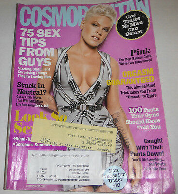 Cosmopolitan Magazine Pink & Orgasm Guaranteed June 2010 080414R