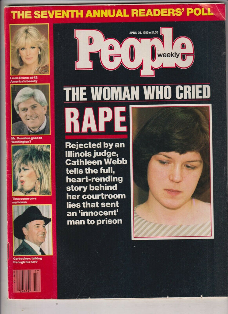 People Weekly Mag Cathleen Webb Tina Turner Gorbachev April 29, 1985 020320nonr