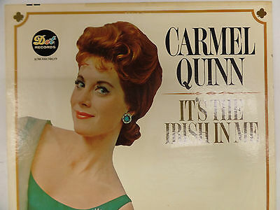 IT'S THE IRISH IN ME CARMEL QUINN 33 RPM EX+ 111315 TLJ
