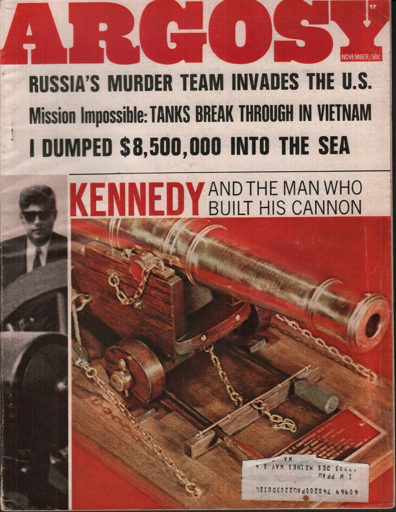 Argosy November 1967 John F Kennedy & His Cannon 062519AME