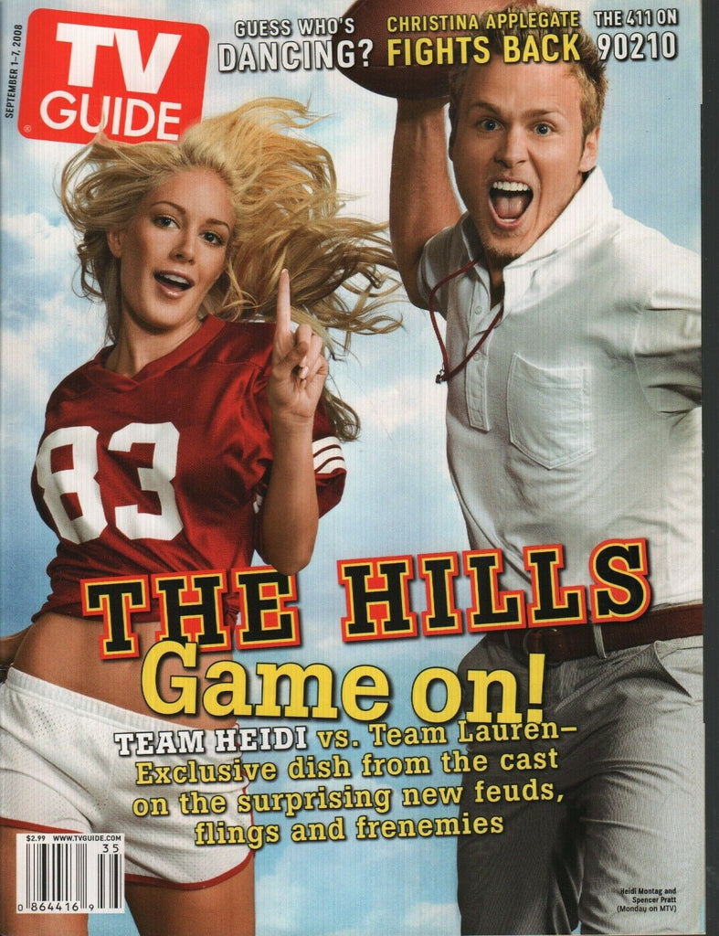 TV Guide Magazine September 1-7 2008 Heidi Montag Spencer Pratt 022120AME