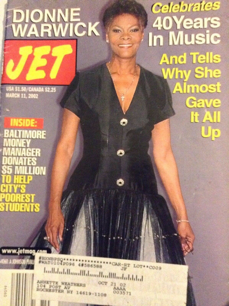 Jet Magazine Dionne Warwick March 11, 2002 090417nonrh