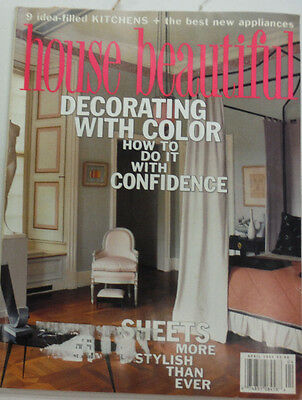 House Beautiful Magazine Decorating With Color April 1999 070315R