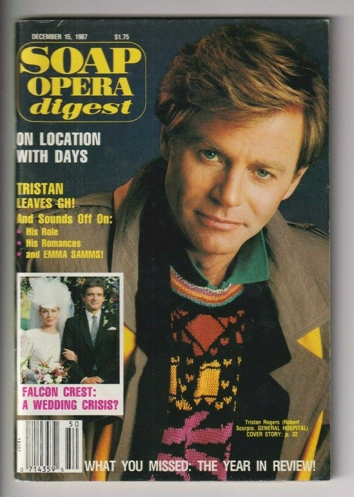 Soap Opera Digest Tristan Rogers General Hospital December 15, 1987 111619nonr2