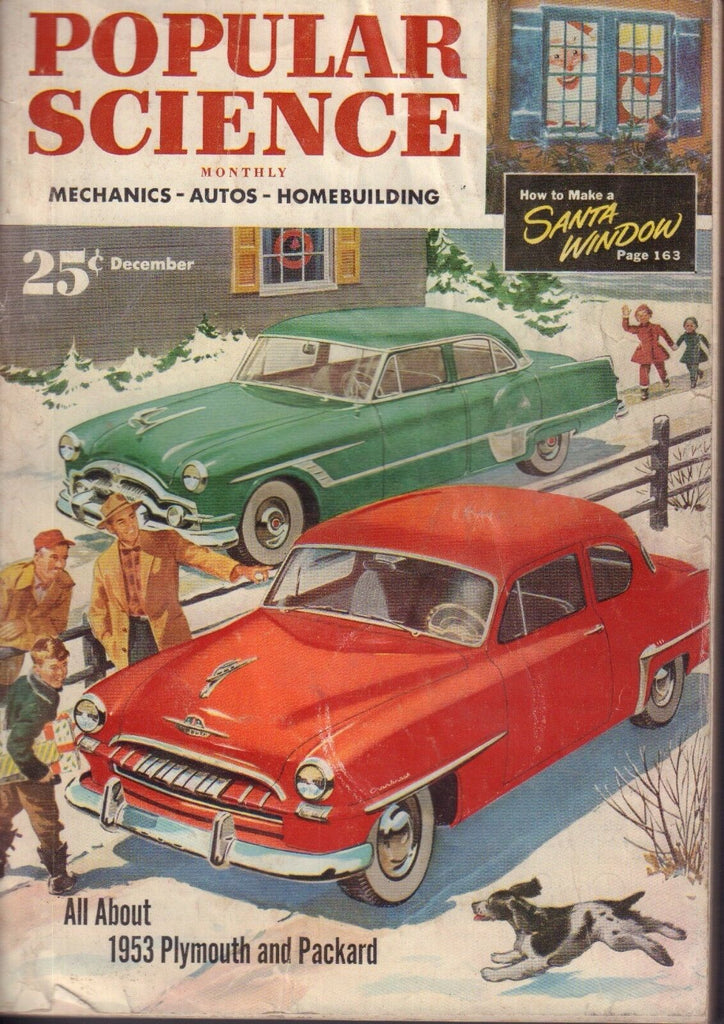 Popular Science Magazine December 1952 Plymouth Packard 072717nonjhe